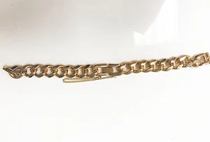 EDELSTAHL GOLD 11MM ARMBAND VERSTELLBAR ARMREIF BRACELET - Bild 1 von 4