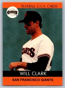 1991 Playball U.S.A. - Will Clark #91-21 - Picture 1 of 2