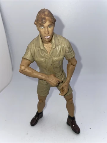 Vintage Steve Irwin Collectible Wildlife Adventure Figurine Cover