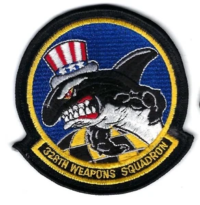 PATCH USAF 328TH WAFFEN SQ NELLIS AFB JT10 - Bild 1 von 1