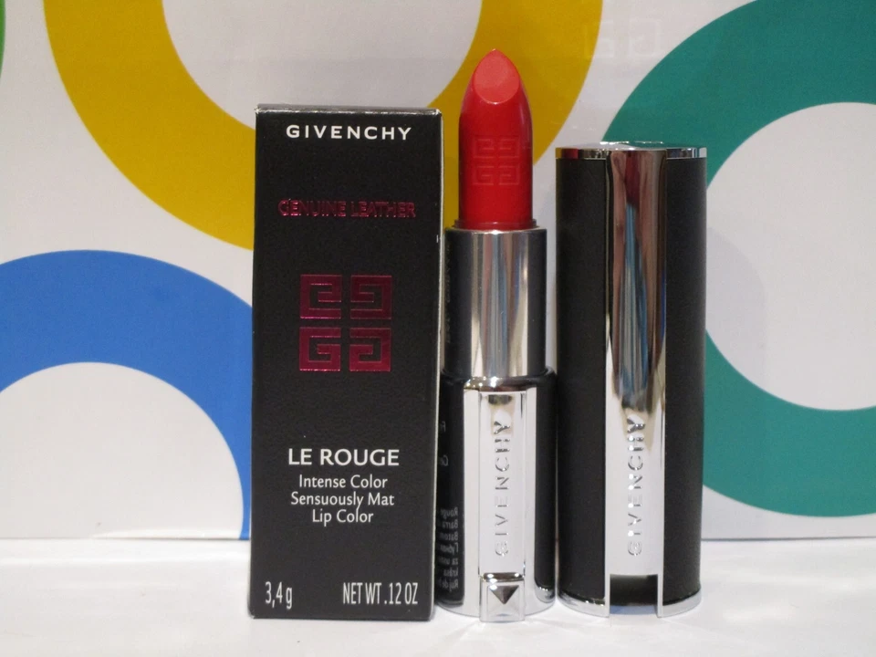 GIVENCHY ~ LE ROUGE COR INTENSA COR LABIAL ~ # 306 CARMIN ESCARPIN ~ 0,12 OZ - Imagem 1 de 1