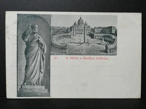 Cartolina Roma S. Pietro e Basilica Vaticana Vedutine N111A - Foto 1 di 1