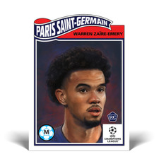 Topps UCL Living Set - Card 556 - Warren Zaire-Emery - Paris Saint-Germain