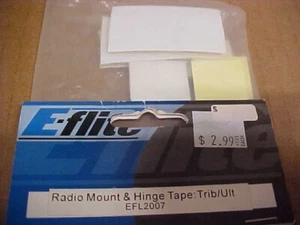 E-FLITE EFL2007 = RADIO MOUNT & HINGE TAPE: TRB / ULT (NEW) - Picture 1 of 1