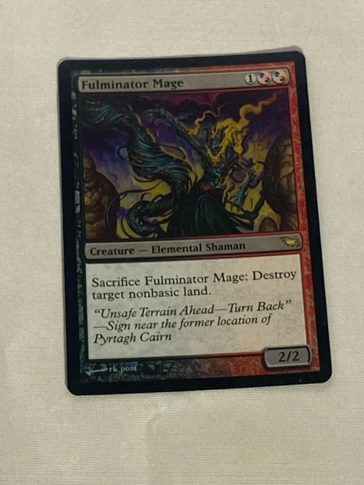 MTG FOIL Fulminator Mage Shadowmoor Magic the Gathering - Image 1 of 2