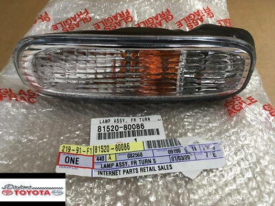 OEM TOYOTA SUPRA LUCES INTERMITENTES (PAR) CON BOMBILLAS SE ADAPTA 1997-1998 Foto 1 de 2