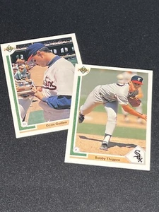 1991 Upper Deck Card Lot #261 Bobby Thigpen & #325 Ozzie Guillen - Bild 1 von 5