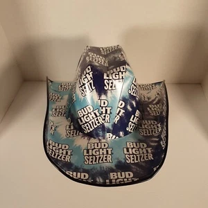 NEU Bud Light Seltzer Cowboy Karton Bierkasten Erwachsene Party Hut - Bild 1 von 8