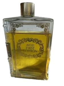 Avon First Edition Book with Leather Aftershave Empty Decanter - Picture 1 of 6