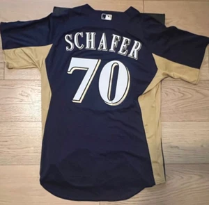 Camiseta deportiva usada de Logan Schafer para juegos de Grandes Ligas | sin certificado - Imagen 1 de 5
