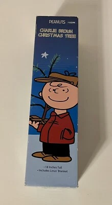 Peanuts 18 inch Artificial Brown Decorated Tree for Christmas - - Image 1 of 3