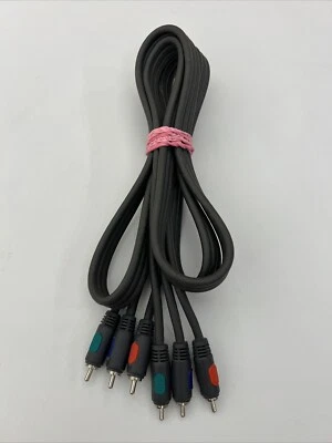 RCA  6 Ft. Component Video Cable 3 Red Green Blue RGB Heavy Duty EUC - Image 1 of 4