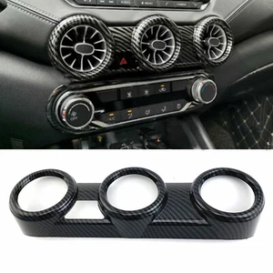 Center Air Vent Outlet Cover Carbon Fiber Vinyl For Nissan Sentra 2020-2023 - Picture 1 of 8