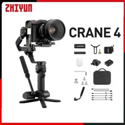 Zhiyun Crane 4 Combo Version, Gimbal Stabilizer for DSLR Camera - Image 1 of 4