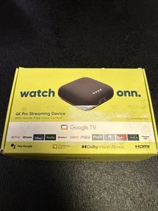 onn. Google TV 4K Pro with Dolby Vision ATMOS - Open Box - Picture 1 of 6