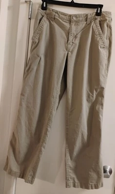 Pantalones para hombre Horny Toad talla 32x32 caqui senderismo chino calce relajado mezcla de algodón Foto 1 de 4