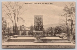 Postal conmemorativa de la Guerra Mundial Pittsfield Massachusetts MA - Imagen 1 de 2