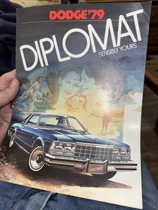 1979 Dodge Diplomat Sales Brochure Catalog 14 pages. Mint - Picture 1 of 1
