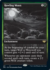 Howling Moon -Foil Medium Play MTG Innistrad: Double Feature - Picture 1 of 1