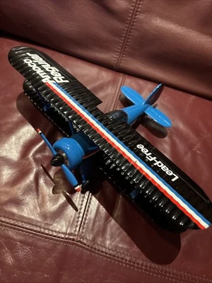 Vintage 1997 Amoco Waco UBF Biplane Die Cast Coin Bank by Gearbox - Image 1 of 4