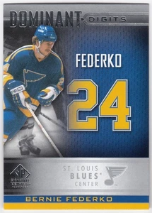 2020-21 SP Signature Edition Legends Dominant Digits BERNIE FEDERKO #DD-27 Blues - Picture 1 of 1
