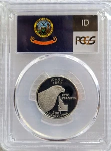2007-S Idaho 25C  State Silver Quarter PCGS PR69 DCAM - Picture 1 of 2