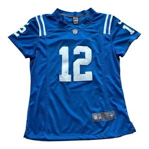 Indianapolis Colts Andrew Luck #12 Nike On Field NFL Jersey Blue Size Youth XL - Picture 1 of 10