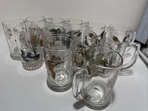 Vintage Schmidt Bier Sammler Serie 12 Becher Lot Neuwertig - Bild 1 von 9