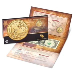2019 $1 Native American Coin and Currency Set with OGP & COA - Picture 1 of 1