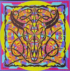 Signed Blotter Print, “Buffalo Head" by John Van Hamersveld - Picture 1 of 7