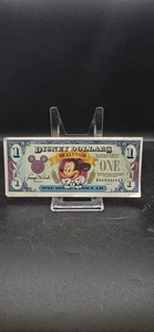 1993 Disney Dollars $1 MICKEY'S 65TH ANNIVERSARY Series D - Picture 1 of 2