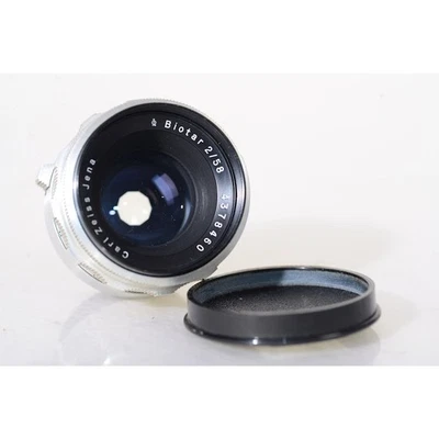 Objectif Standard Zeiss-Jena Biotar 2,0/58 Pour Caméras Praktina - 58mm F/2 - Photo 1/4
