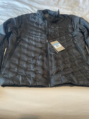 New MT Nike Therma-Fit ADV Aeroloft Down Running Zip Jacket Black FB7556-010 Men - Image 1 of 4