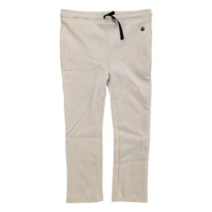 Petit Bateau Pants Girls Cream Drawstring Cotton Blend Size 116 cm US 6 - Picture 1 of 9