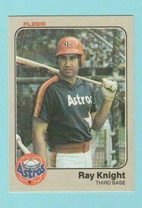 1983 Fleer Baseball #453 Ray Knight