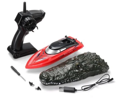 Motoscafo Radiocomandato Cobra King - Coccodrillo - 2 Motori 2.4Ghz - Immagine 1 di 4