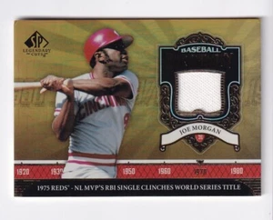 Joe Morgan 2006 Upper Deck SP Game Used Card # BC-JO - Picture 1 of 2