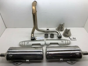 exhaust down pipe and muffler silencers for Triumph Speed Triple 05'-09' - Picture 1 of 2