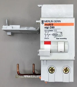 Merlin Gerin Multi9 vigi C60 Earth Leakage Module 26581 8826581A 2P 25 30mA - Picture 1 of 6