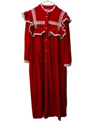 Vintage Christmas Robe Womens Mrs. Santa Claus - Image 1 of 4