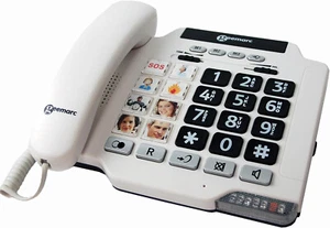 Geemarc Photophone 100 - Verstärktes schnurgebundenes Telefon mit anpassbaren Fo - Bild 1 von 2