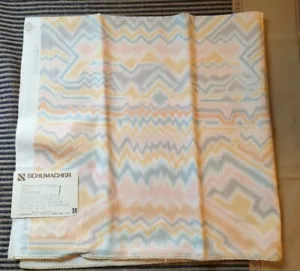 NEW Vintage Fabric Sample by Schumacher 25.25" x 25.25" VESUVIUS Print - Picture 1 of 4