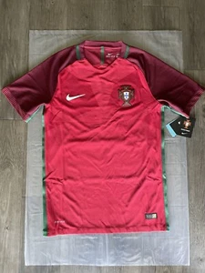 Nike Authentic 2016 New Portugal Home Players Version Jersey Vapor 724618-687 - Picture 1 of 8