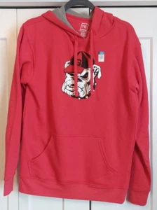 Proedge College Georgia Bulldogs Adult/Unisex Red Hoodie Sweatshirt Small NWT - Picture 1 of 3