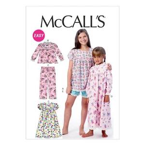 McCalls Easy SEWING PATTERN M6831 Childrens/Girls Gowns,Tops,Shorts,Trousers - Picture 1 of 10