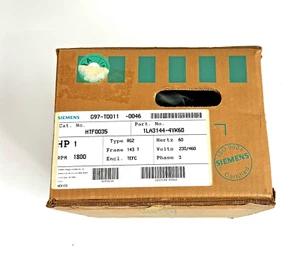 SIEMENS 1LA3144-4YK60 HTF0035 Motor - Picture 1 of 8