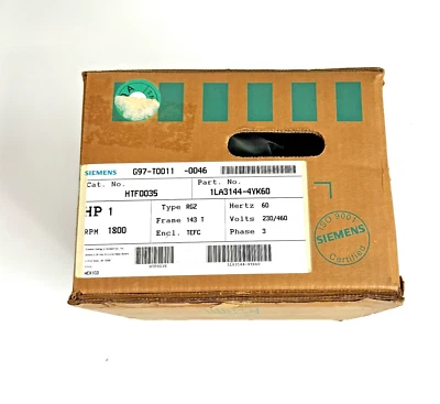 SIEMENS 1LA3144-4YK60 HTF0035 Motor - Image 1 of 4