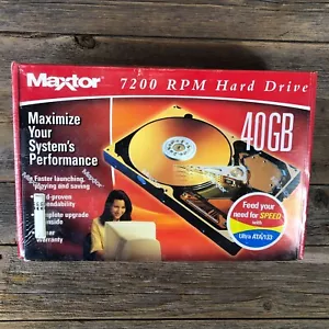Maxtor Hard Drive 40GB Diamond Max Plus 7200 RPM Max Blast Plus NEW - Picture 1 of 9
