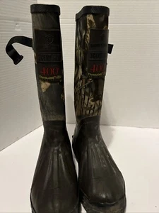 Game Winner Waterproof Scent Free 400g Camouflage Camo Hunting Boots Size 2 - Picture 1 of 5