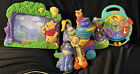 (#3) Vintage Whinnie The Pooh Toy Lot  Pull Car See N Say Plastic Figures